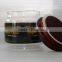 Paper Package Semi-Manual & Mechanical Original Choice Tea Glass Jar With Wood Lid