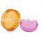 2.5g Orange Plastic jar container with plastic lid cap