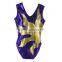 Gymnastics leotards for girls metallic fabric bodysuit gymnastics leotards