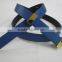 blue cheap skinny PU leather ladies belts