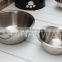 color round smart stainless steel pet custom dog bowl
