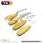 4pcs bamboo handle cheese gadget set