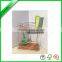 Olive bamboo storage bathroom shampoo rack