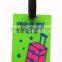 Letter Travel Custom Shaped PVC Luggage Tags Soft Rubber Bag Tag Wholesale