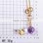 Female accessories new fashion purple crystal graceful jewelry