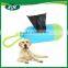 Biodegradable custom colorful pet waste bags with colored dispenser