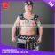 Customizable handmade white black tassel beaded funny carnival costume for men