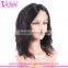 12 Inches Short Style Middle Part Natural Wave Brazilian Human Hair Wig Lace Front