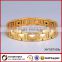 New Gold Plating Tungsten Steel Germanium Men Bracelet