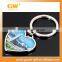 Custom metal promotional photo keychain