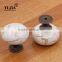 India Bronze Furniture Drawer Round Ceramic Knob