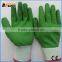 BSSAFETY green crinkle full dipped latex coating work safety glove