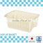 Functional and simple storage basket with stacking made in Japan