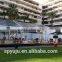 clear tent 15X40m with transparent roof cover and sidewalls for 500 seats outdoor wedding party events