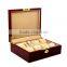 Chinese factories wholesale custom high-grade wooden 8 slot watch box, red display box