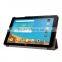 3-Fold Quality Karst Texture Leather for LG GPAD 2 10.1 V940 Leather Case foldable smart case Business Protective case PC+ PU