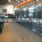 Hot sale galvanized powder coated V waved welded wire mesh fence panel and fence post with factory price