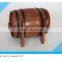 classic wooden wine barrel for grape wine culture