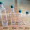 clear square olive oil plastic bottle for 125ml 200ml 250ml 500ml 750ml 1000ml