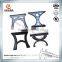 Customized wrought iron table legs metal furniture legs metal legs