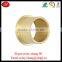 China Manufacture CNC Turned Small Tolerance Brass Sleeve Bushing