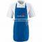 Hot wholesale super good quality black kitchen cooking embroidered bib apron