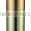golden metal clothed airless bottle