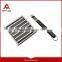 bbq stainless steel pizza knife with wooden round handle