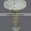 LATEST DESGINE ONYX PEDESTALS SINKS AND BASINS