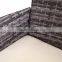 Modern 4 piece conversation mixed gray wicker garden sofa set