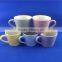 colorful coffee mugs