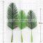 mini green plastic artificial palm leaves