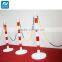 Plastic Rope Stanchion with plastic pole and rubber base