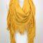 Plain Color Soft Spring Autumn Fringed Women Scarf Shawl Wrap Wholesale