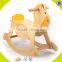 2017 wholesale baby wooden rocking horse cheap kids wooden rocking horse hottest children wooden rocking horse W16D055