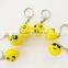 Fashion design various led flashing light emoji keychain