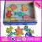 2016 new design magnetic wooden children fish toy W01A088