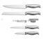 A3373 High Quality Cast Stainless Steel Bolster "V" Shape Ground Blade 5pcs Stainless Steel Knife Set