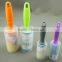 large area carpet cleaning tool sticky lint roller/ remover with a plastic cover