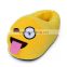 Hot Sale Plush Emoji Slippers, Unisex Adult Winter Warm House Shoes, One Size Fits Most