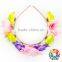 Cheap Kids Hair Clasp With Three Purple Flower For Baby Girls Baby Hair Accessories