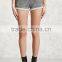 Women Boxing Shorts Plain Dyed Wholesale Custom Made in China Marled Knit Women Shorts