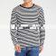 The mens and womens wholesale striped t-shirt cotton custom sailors striped shirt long sleeve unisex t shirt