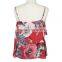 women fashion apparel loose fit new print chiffon tops and blouse picture