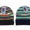 100% Acrylic Knitted Beanie Hat for winter season