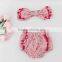 Summer beach clothes set pretty girl bikini swim wear floral print fabric wholesale China factory