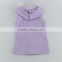Boutique Baby Soft Fabric T-shirt No Sleeve Cotton Girls T-shirt Purple Design