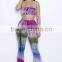 Walson New summer fashion colorful casual bell-bottom trousers flared pant suit for women