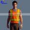 Hi viz led warning safety yellow reflective vest