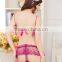 2016 hot selling sexy fancy bra panty set
